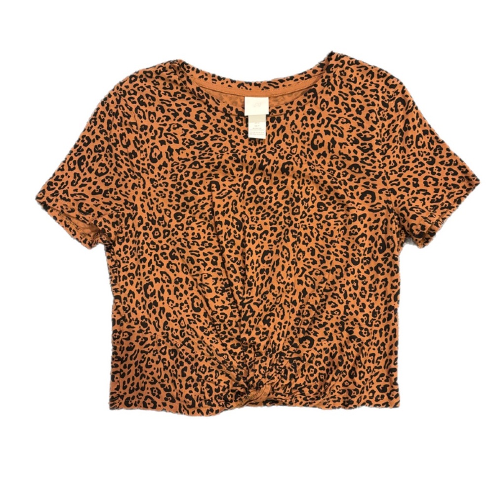Women’s Leopard Front Knot Size Small